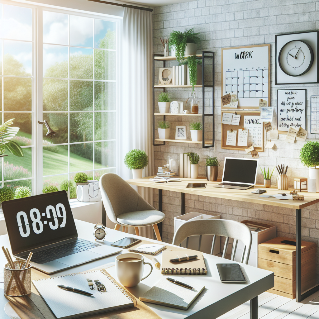 Consejos para aumentar tu productividad en el home office